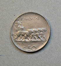 1925 RIGATO 50 centesimi
