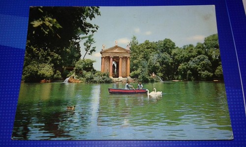 Cartolina epoca roma villa - cartolina,