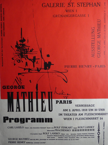 George mathieu - mathieu, (1921,