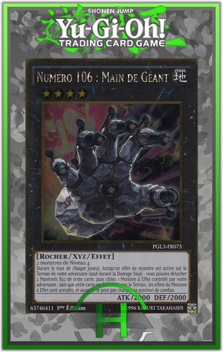 Numéro 106 main - :,