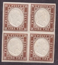 Italia Sardegna, 3 lire rame