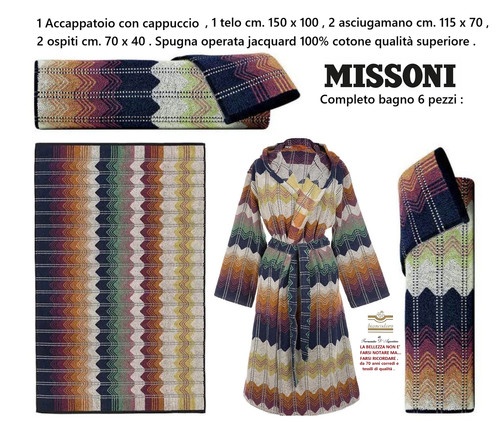 Set spugne missoni - spugne, pezzi