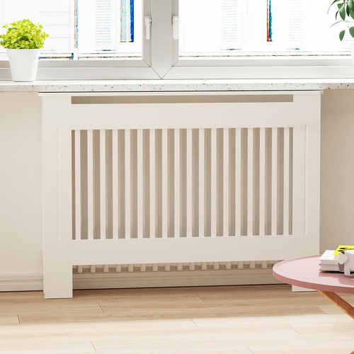 Copritermosifone legno bianco - copritermosifone,