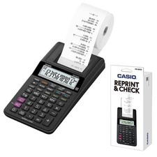 Calcolatrice Casio scrivente portatile HR-8RCE-BK