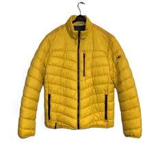 Camel Active giacca trapuntata blouson giubbino uomo tg 54 giallo trapuntato con tasche