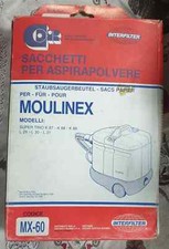 MOULINEX 5 SACCHETTI ASPIRAPOLVERE MODELLO SUPER TRIO K 87 88 89 L 29 30 31