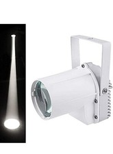 3W LED Pin Spot Luce per Palla Specchio Discoteca,Bianco Faretto Da Palcoscenico