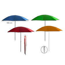 OMBRELLONE MARE 180CM CON SACCA E PALO CON TRIVELLA IN TNT 70GR ANTIVENTO UV