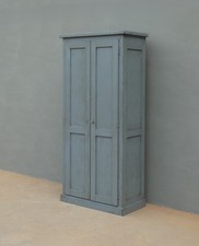 Armadio stipo due ante laccato Shabby Chic, quattro ripiani interni, L 86,5 cm!