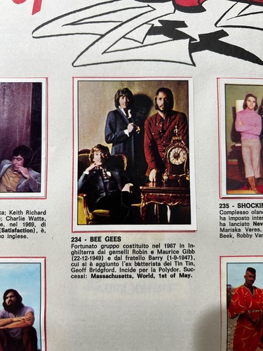 Figurina 234 bee gees - n.234,