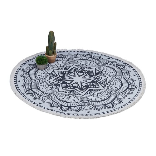 Tappeto cotone 120 - cm, rotondo