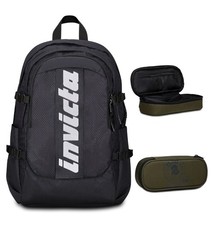 Invicta Zaino Ufficio Invict-Act Plus Fibra Ottica + BUSTINA R.PLUS INVICTA LOGO