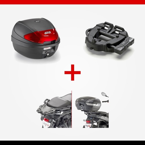 Kit givi e300n2b bauletto 30l - kit,