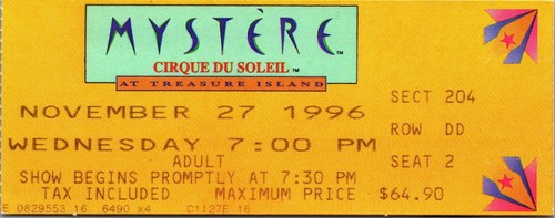 Biglietto mystère cirque - cirque, du