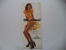 advertising Pubblicità 1974 CALZE COLLANT OMSA