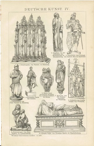 Lavagna arte tedesca sculture - arte, tedesca: