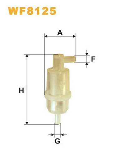 Wf8125 filtro carburante per - carburante,