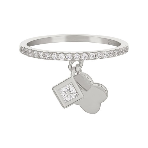 Anello cai argento 925 rodiato - anello,