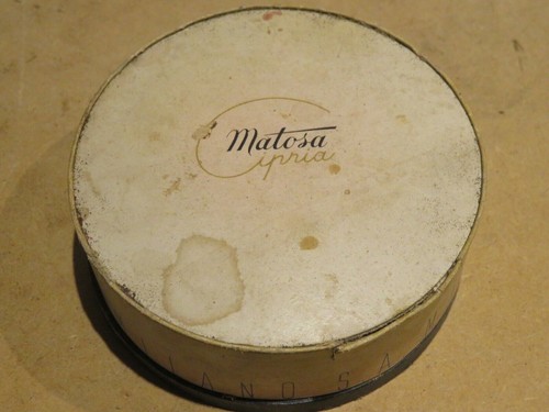 Vecchia scatola per cipria - scatola,