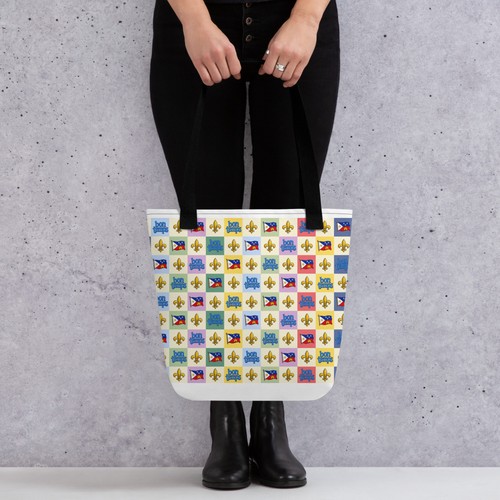 Borsa culture acadiana tote - acadiana,