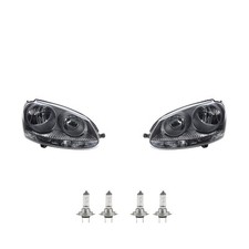 Set Fanali Adatto A per VW Golf V 1K 5M 10/03-05/09 Con H7 Sinistra Destra