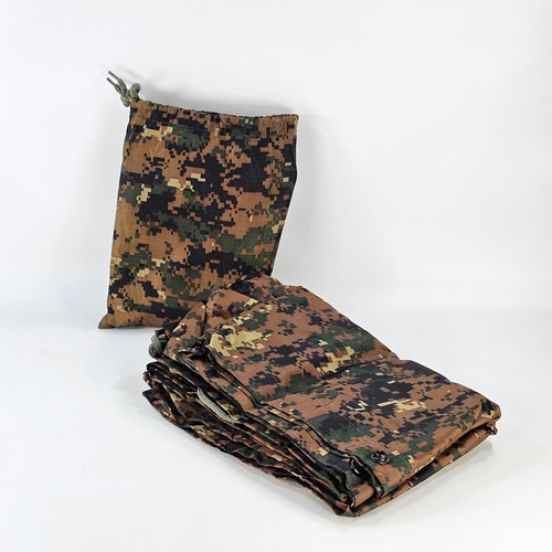 Poncho ripstop mimetico