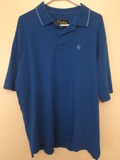 Eight 732 Men's Blue Polo/Rugby Short Sleeve Shirt Size XL