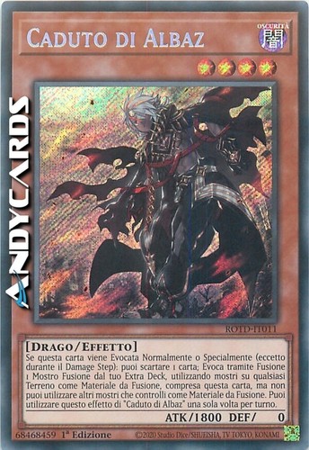 Caduto albaz fallen of - di, •