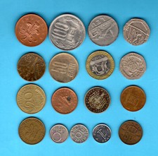 Piccolo lotto 17 monete varie