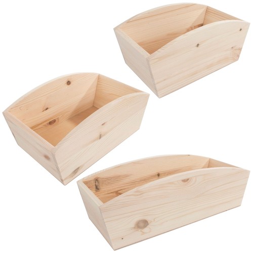Fioriera vasi legno semi