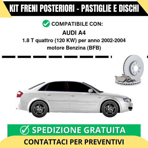 Kit freni posteriori per - kit,