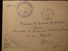 Lettre avec cad hexagonal Cap