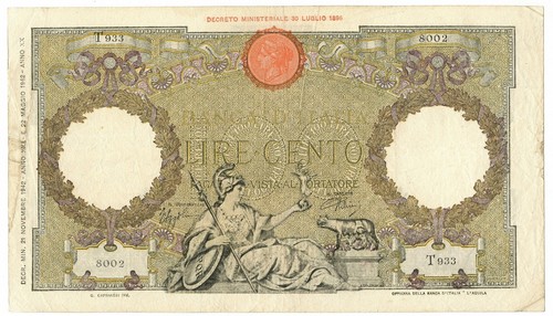100 lire capranesi aquila - lire,