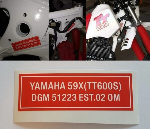 Adesivo yamaha 600 - adesivo,