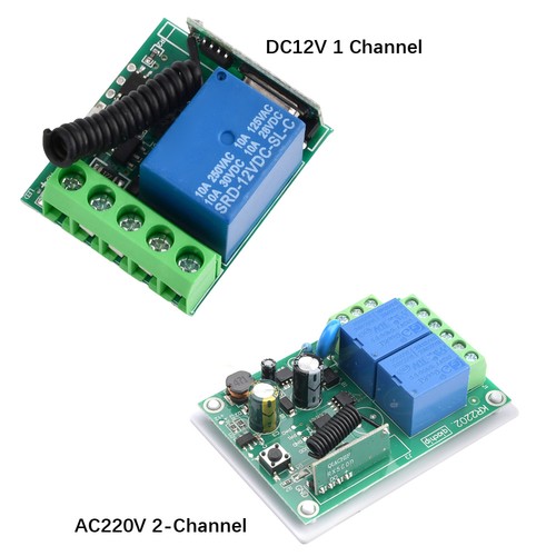 433mhz dc12v ac220v - dc12v, 1/2
