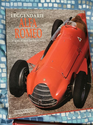 Libro auto leggendarie alfa - libro,