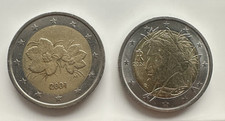 ⭐️🇫🇮 Moneta 2 euro Finlandia 2001 +🇮🇹2€ Italia 2024- Circolati ⭐️