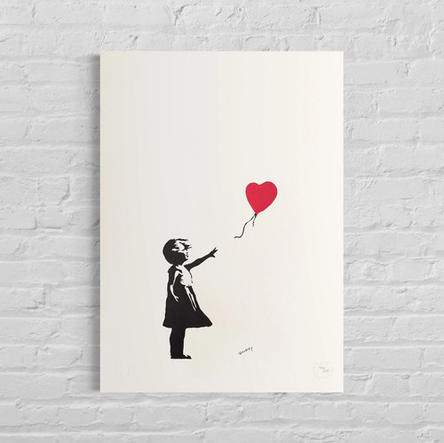Banksy ragazza con palloncino - banksy,