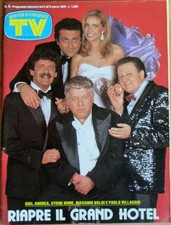 SORRISI 9 1986 Sydne Rome Chamberlain Drum Theatre Ramazzotti Arbore Marcella