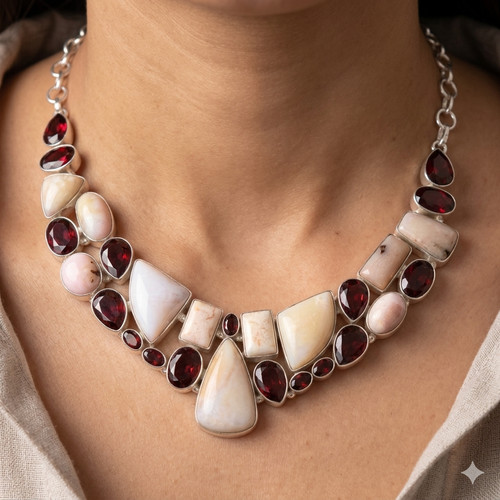 Collana artigianale elegante