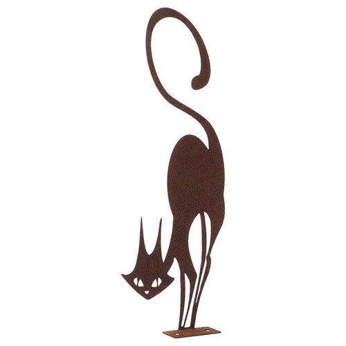 Gatto arrugginito metallo - gatto, di