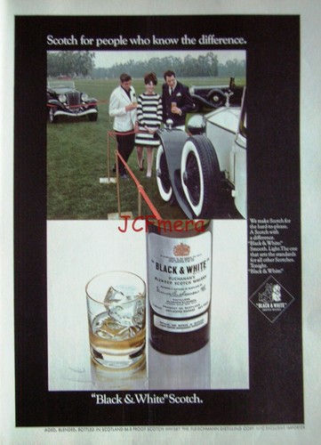 Black white scotch - &, whisky
