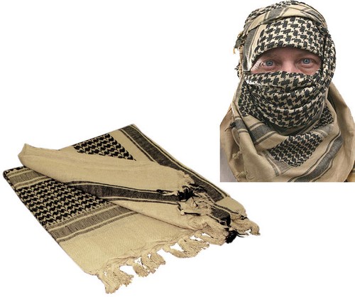 Sciarpa pesante araba - , tan