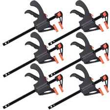 6Pcs Morsetti Presa Rapida Lavorazione Legno Cricchetto Morsetti Morsetto