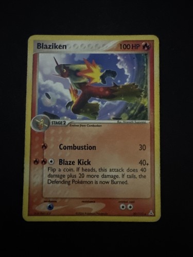 Carta blaziken 110 holo - blaziken, 20/110
