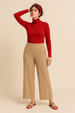 PANTALONI DONNA EMANUELA COSTA ELASTICO PALAZZO JERSEY PESANTE ART. 35802-26