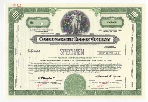 Specimen commonwealth edison - specimen,