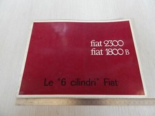 BROCHURE DEPLIANT ORIGINALE FIAT 2300 1800 B COMMISS. CESTARI ABBIATEGRASSO