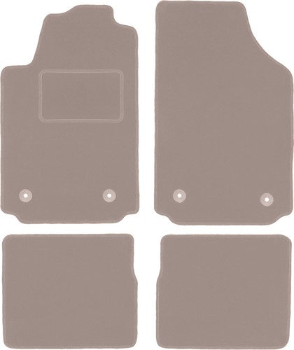 Tappetini velluto beige - tappetini,