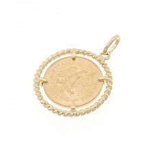 Autentico ciondolo per moneta